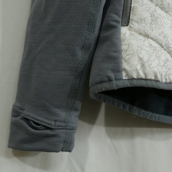 Smartwool Women’s Hybrid Quilted Full Zip Jacket Gray White Size M corbet 120 - Picture 7 of 12